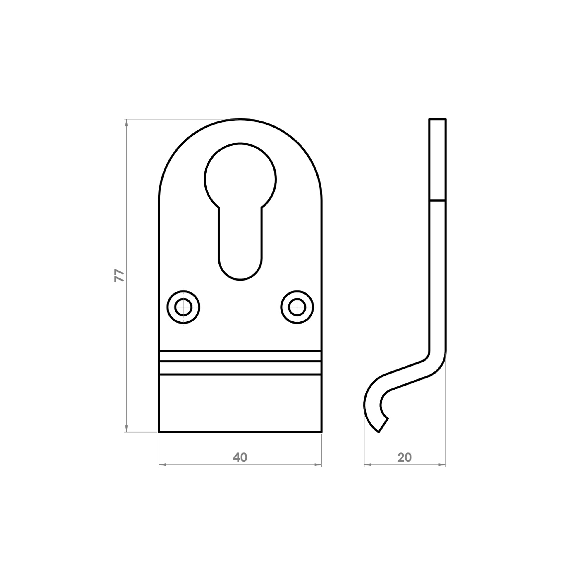 Cylinder Pull – Euro Profile